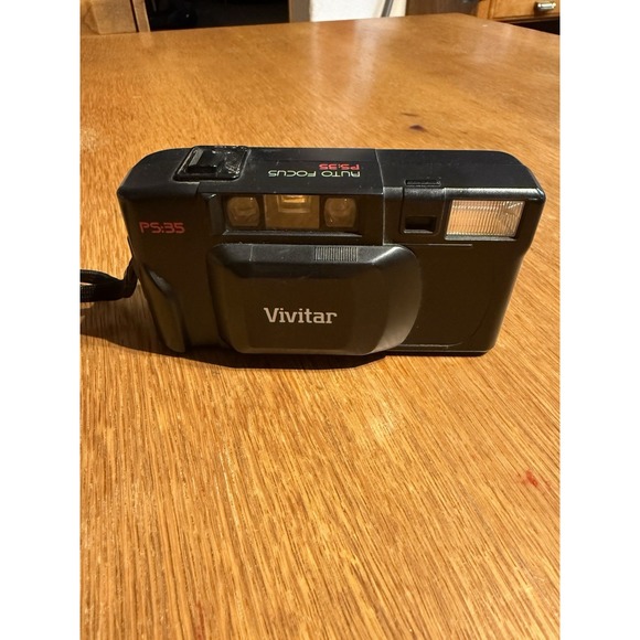Vivitar PS:35 35mm Film Camera Auto Focus Point & Shoot Tested Works Clean - Picture 2 of 8